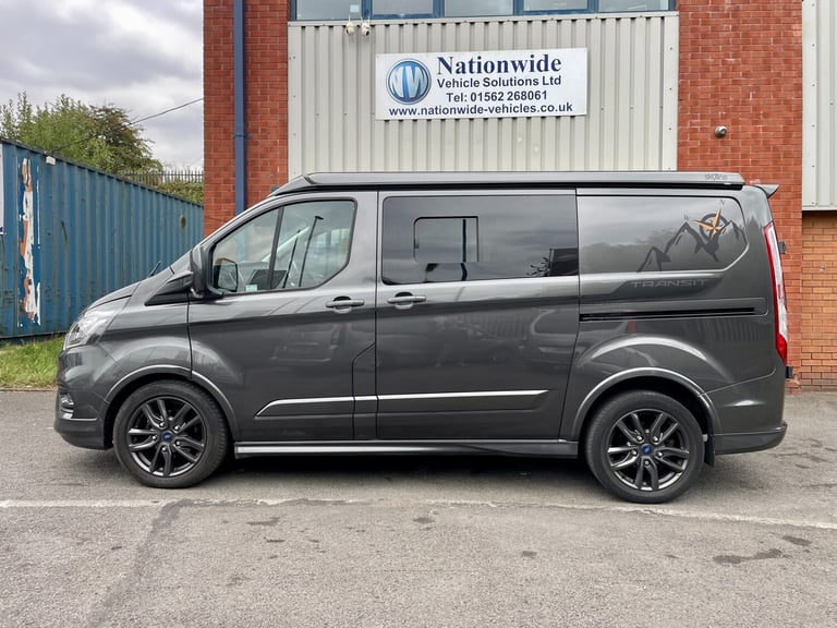 2022 Ford Transit Custom 2.0 EcoBlue 185ps Low Roof Sport Auto Camper with Pop Top PANEL VAN Dies...
