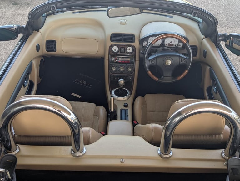 MGTF 160-LOW MILES-RARE!-BEAUTFIUL-1YR MOT-NEW HEADGASKET, CAMBELT 1YR WARRANTY