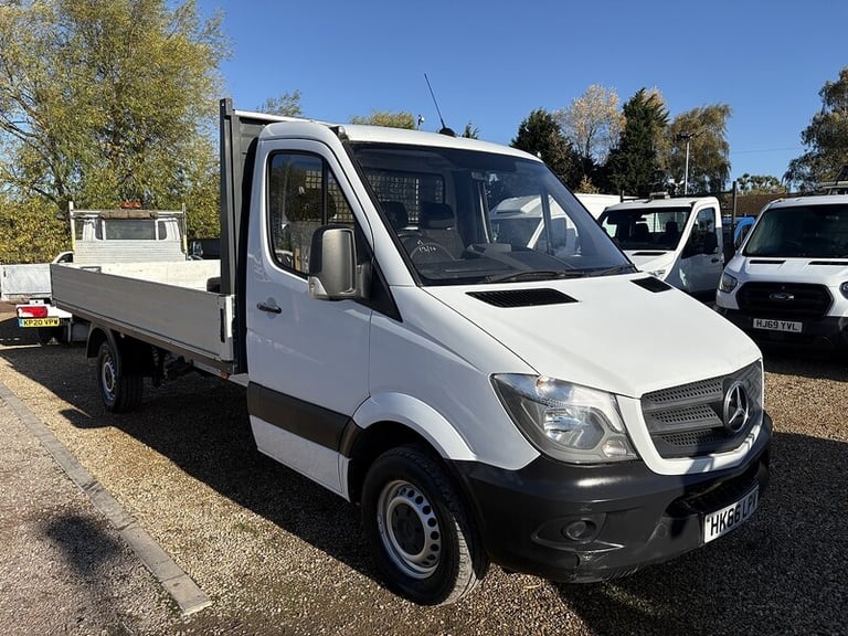 2016 Mercedes-Benz Sprinter 313 2.1 CDI L3 LWB DROPSIDE - WHITE Dropside Diesel Manual
