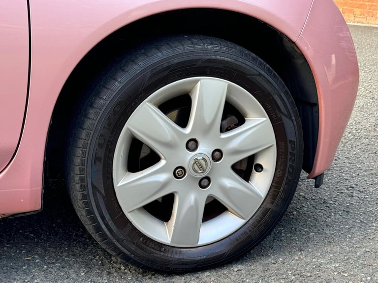 VERY RARE PINK NISSAN MICRA 1.4 PETROL SVE, WOW 1 LADY OWNER, VERY LOW 67K MILES