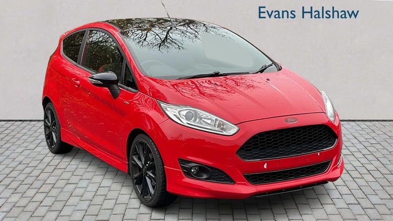  Ford Fiesta 1.0 EcoBoost 140 ST-Line Red 3dr Hatchback Petrol Manual