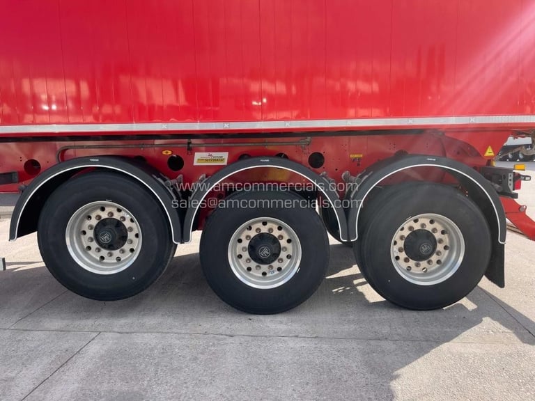 KASSBOHRER 71 CU YD ALLOY TIPPER TRAILER 