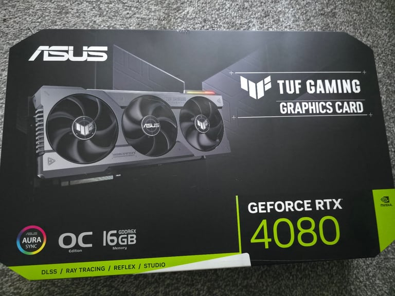 image for ASUS TUF Gaming Geforce RTX 4080 OC Edition (16GB) for sale.