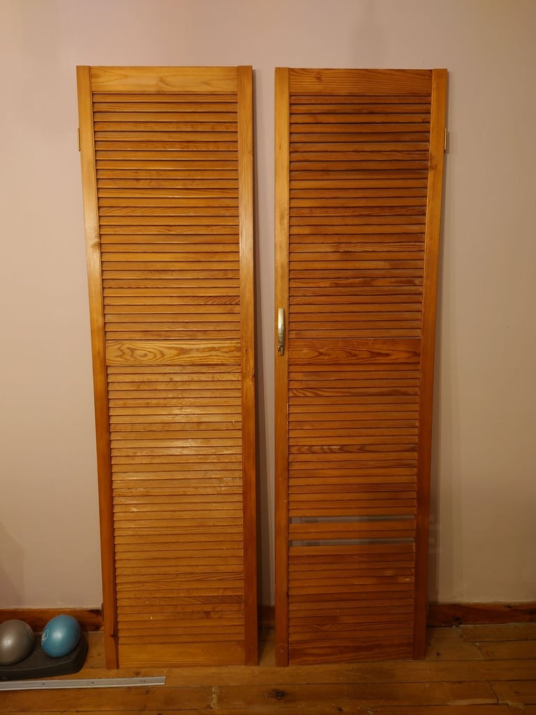 Two Louvre doors. Free to collect 