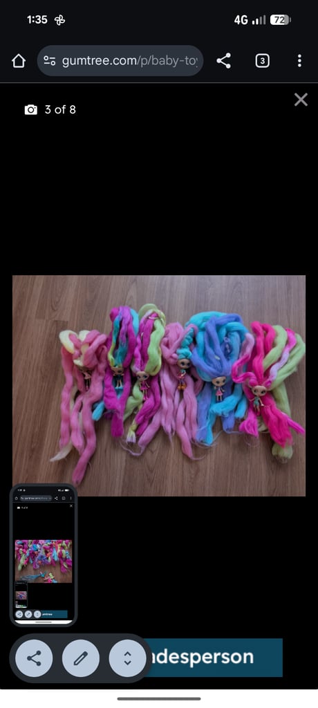 DOLLS . Candylocks collection bundle £10