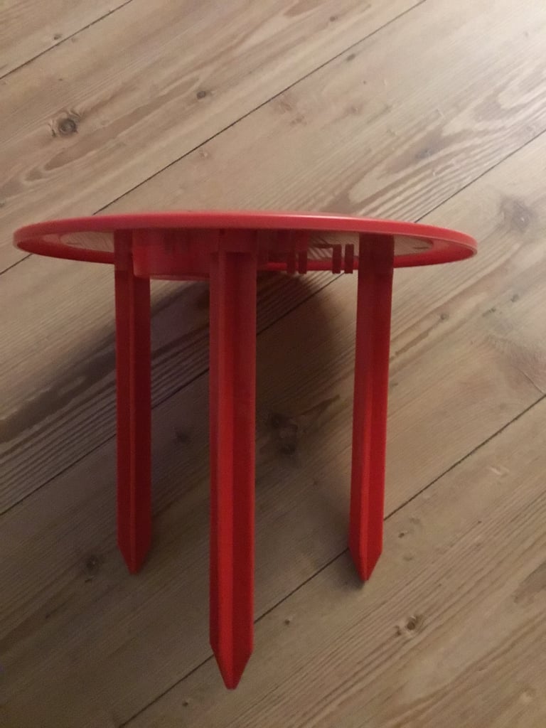Small coca cola side table 