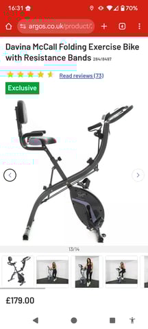 Resistance Bands Davina Mccall Bike Argos Hot Best Folding