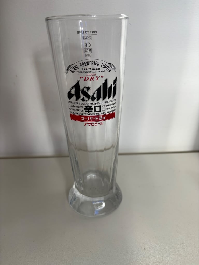 image for Asahi pint glass 