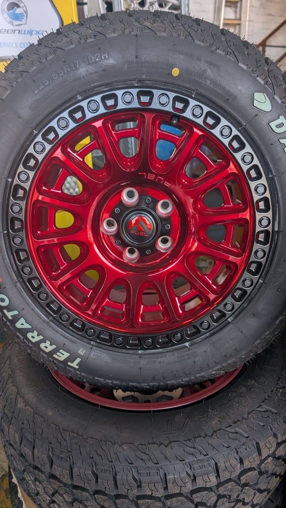 17” 5x120 Fuel Cycle Swamper alloys rims&tyres VW TRANSPORTER T5 T6