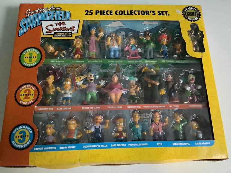 image for Simpson’s Collectable Figures Set. (Boxed)