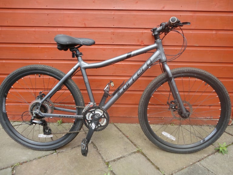 image for Carrera subway bike, 18 inch lightweight frame, 26 inch wheels, 24 gears, disc brakes 