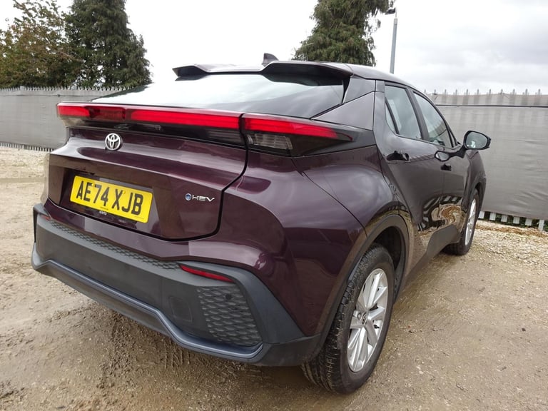 image for 2024 74 REG TOYOTA C-HR ICON HEV HYBRID AUTO DAMAGED REPAIRABLE SALVAGE