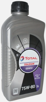 image for Total Energies Traxium Gear 8 Oil 75W-80 Manual Gear Box Oil 1L PSA