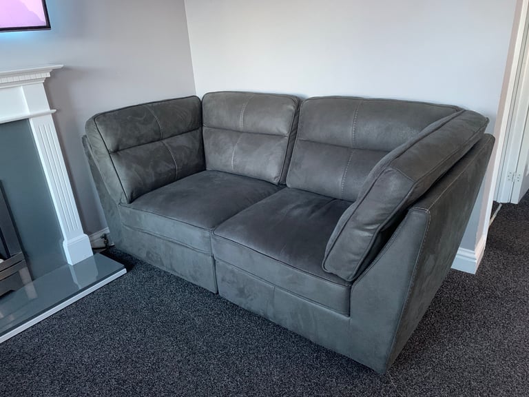 image for 2 Seater Oak Furniture Land Zodiac Sofa