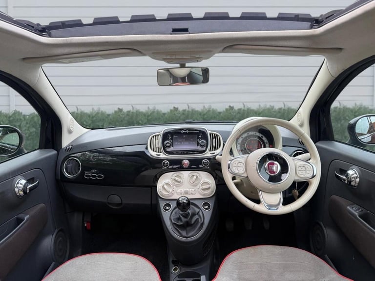 2015 Fiat 500 1.2 Lounge Euro 6 (s/s) 3dr HATCHBACK Petrol Manual