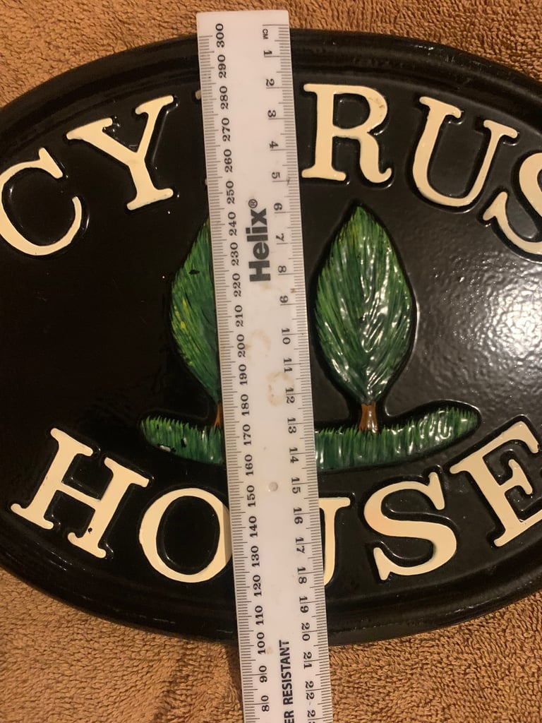 Antique Cyprus House door plaque beautiful 