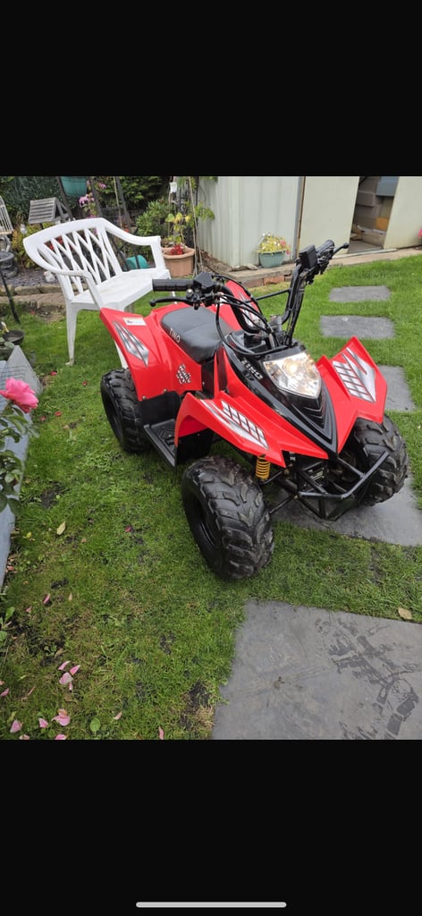 Tiny rally 90cc rev and go 4 stroke kids quad