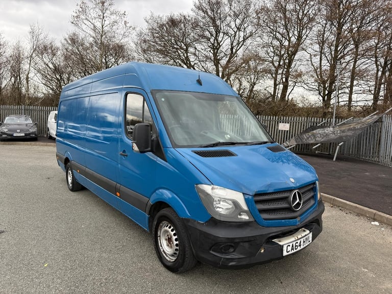 2014 64 REG MERCEDES BENZ SPRINTER 313 CDI 130 BHP LWB VAN BLUE MANUAL