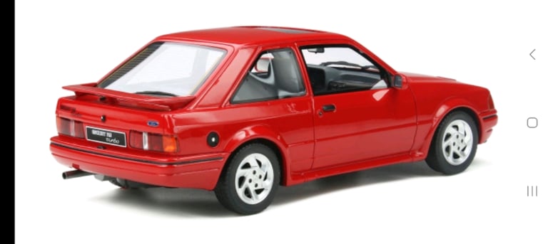 1:18 OTTO MODELS 826 Ford escort RS turbo ottomobile