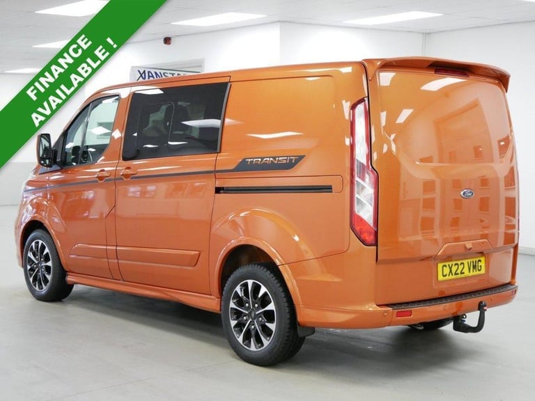 2022 TRANSIT CUSTOM 320 2.0 EBL 185 BHP SWB SPORT CREWCAB 5 SEATER ( NO VAT )