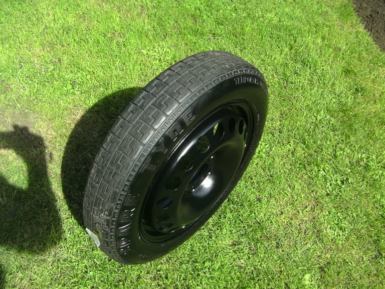 ONE,NEW/AS NEW,VAUXHALL 5 STUD,5 X 110 PCD SPACESAVER SPARE WHEEL,C/W PIRELLI T125/85/16