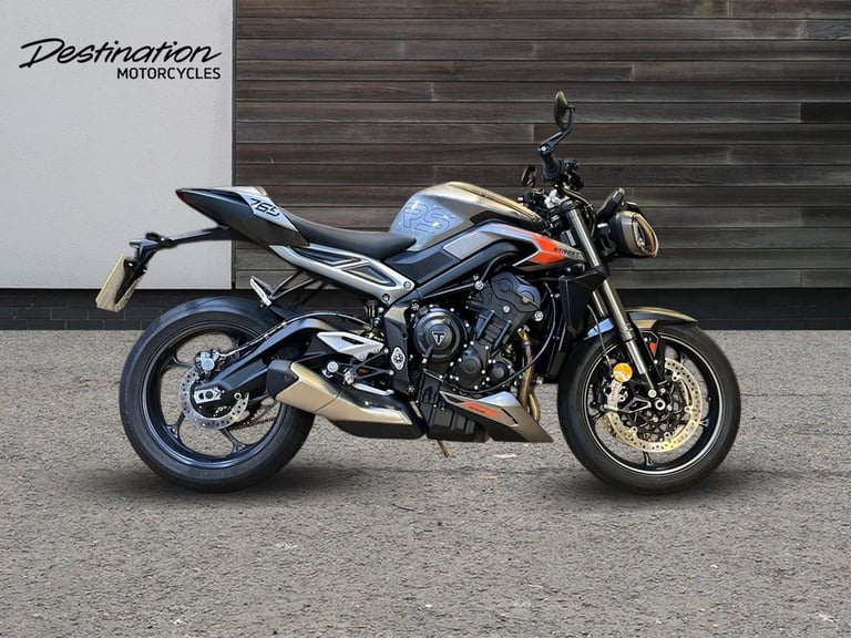 2024 Triumph Street Triple 765 RS STANDARD COLOUR Petrol silver 6 Speed