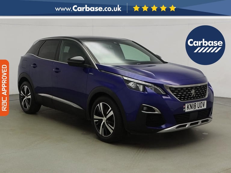 2018 Peugeot 3008 1.6 BlueHDi GT Line SUV 5dr Diesel Manual Euro 6 (s/s) (120 ps) SUV DIESEL Manual