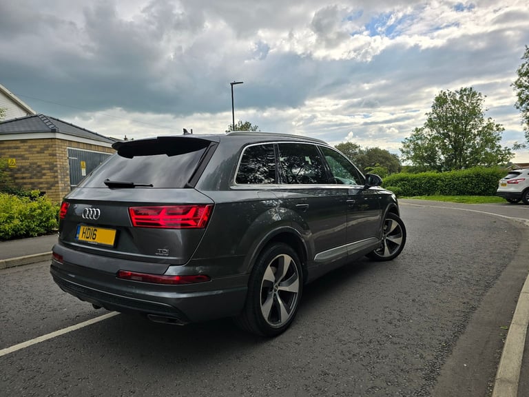 Audi, Q7, Estate, 2016, Semi-Auto, 2967 (cc), 5 doors,FSH,2 KEYS,12 MOT,7 SEATER!!!!
