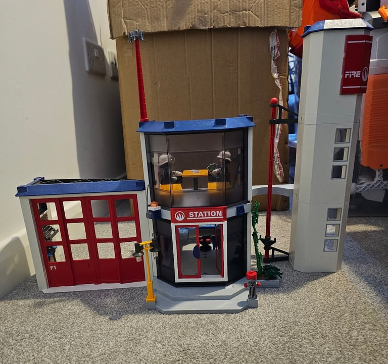 image for Playmobil fire station 4819