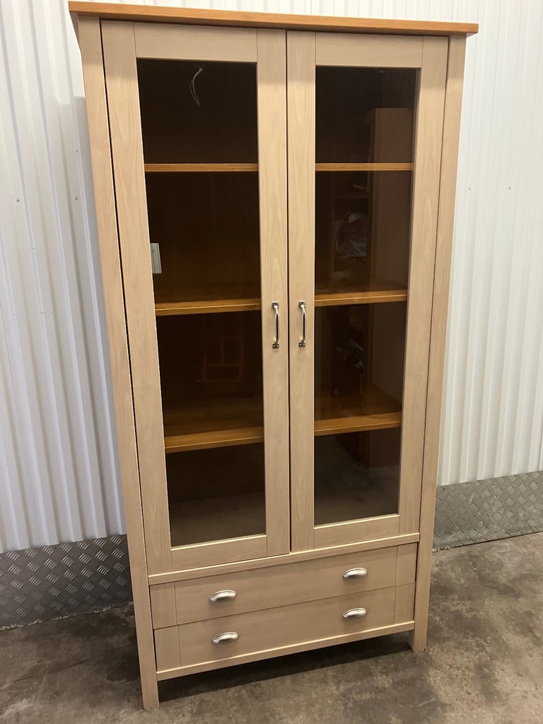 Modern Light Oak Colour Cabinet 
