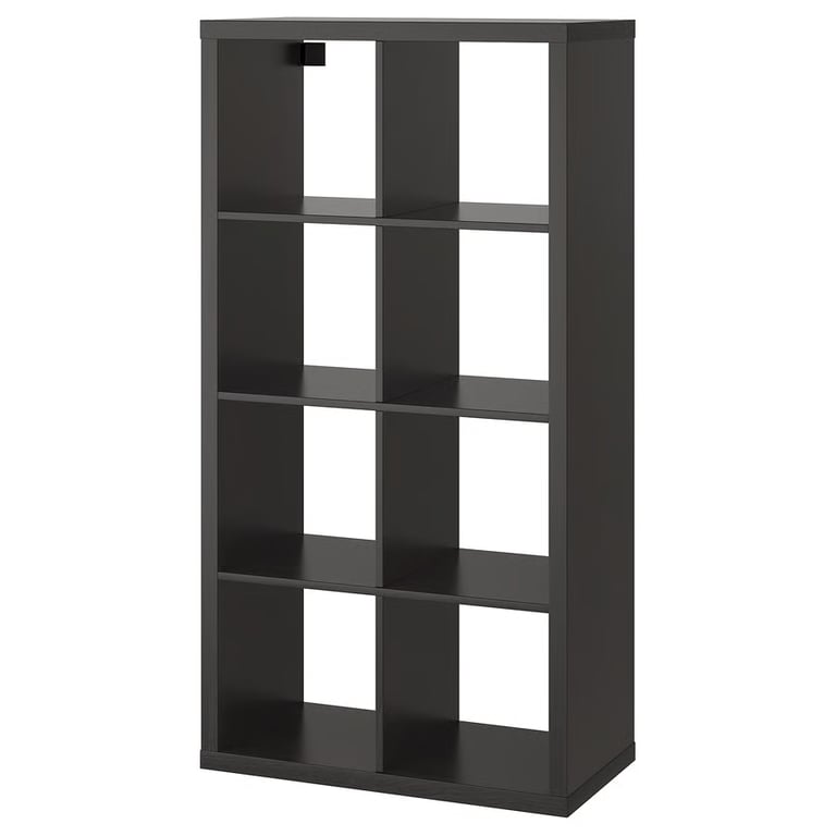 image for KALLAX Shelving unit, black-brown, 77x147 cm