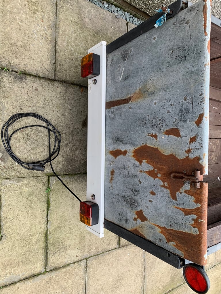 5ft x 3ft trailer car van pick up truck tow bar alloys light board