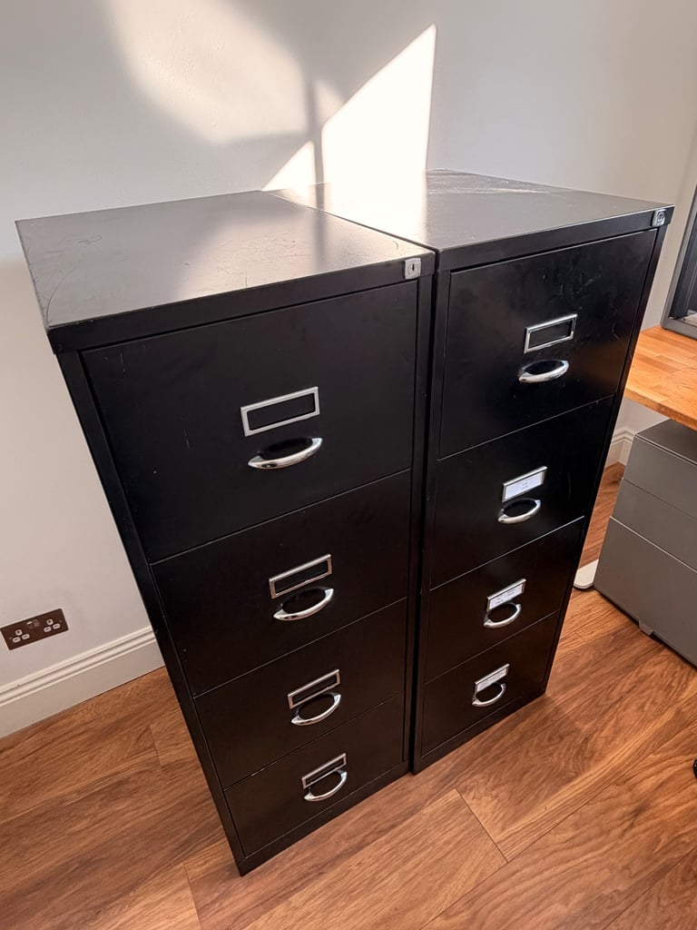 image for Vintage 60s Mid-Century Modern Filing Cabinets