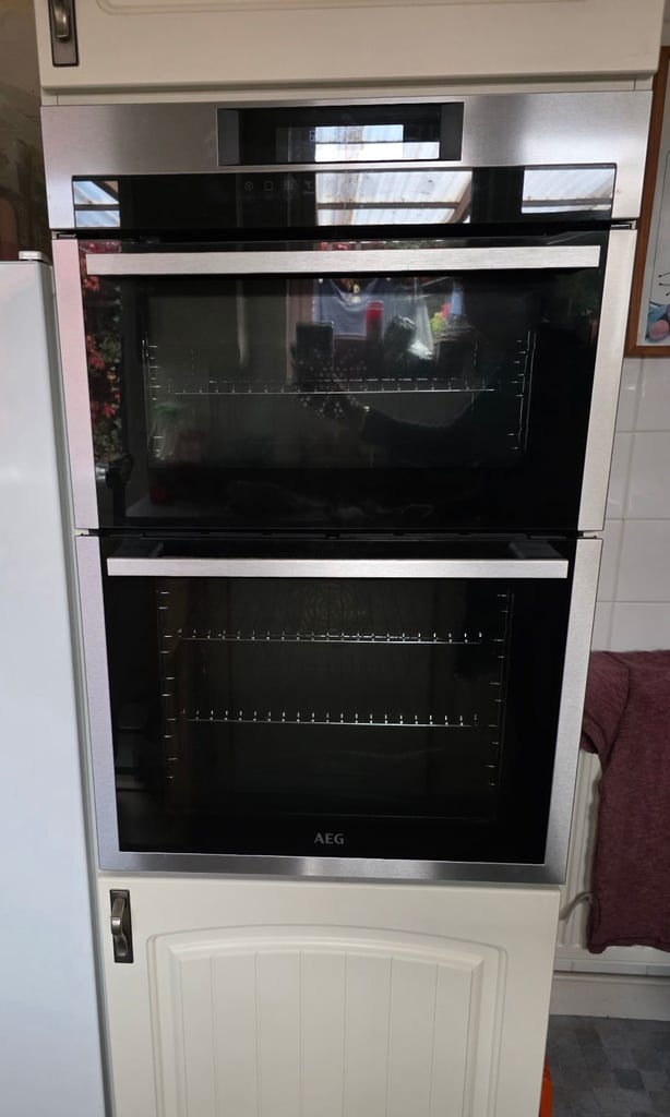 image for AEG Built in double oven as new