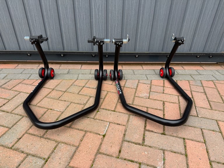 LV8 Front & Rear Motorcycle Paddock Stands