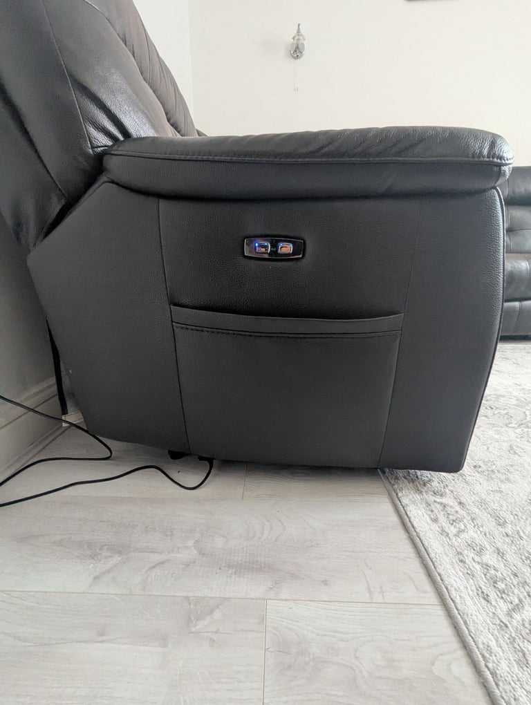 Leather Corner Sofa + 2 seater