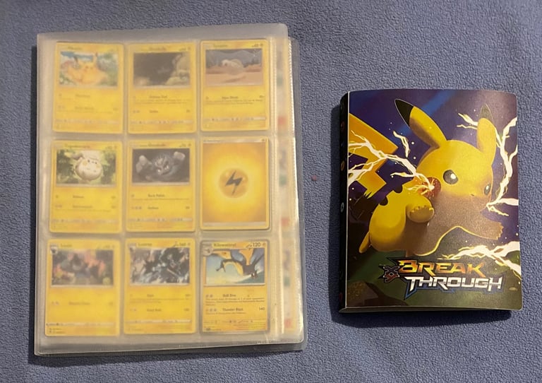 image for Two Pokémon folders 403 cards in both folders combined 