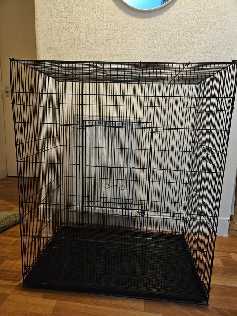 Large bird cage 75L x 45D x 90H cm for budgies canaries finches £40
