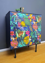 Decoupage chest of drawers - Mid century modern Avalon drawers - MCM bedroom furniture 