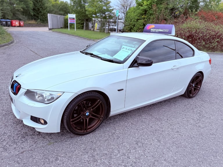 2012 12 BMW 320D 2.0 SPORT PLUS 6 SPEED MANUAL COUPE STUNNING PEARL WHITE 