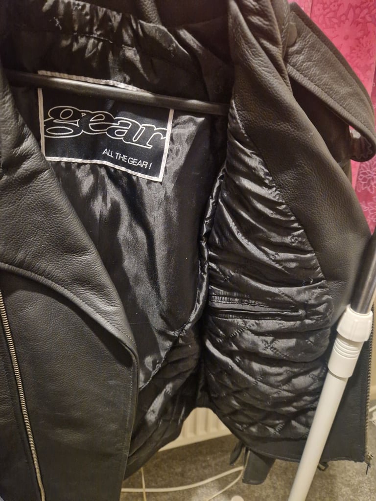 Motor bike Leather jacket 44 inch 