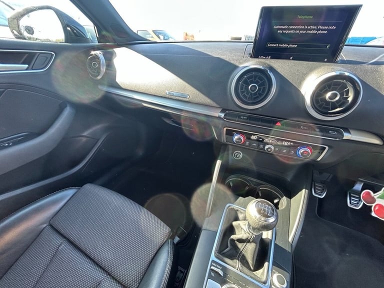 2017 Audi A3 2.0 Turbo Diesel (TDI), S Line, Saloon, 4 Door, Manual, Euro 6. Saloon Diesel Manual