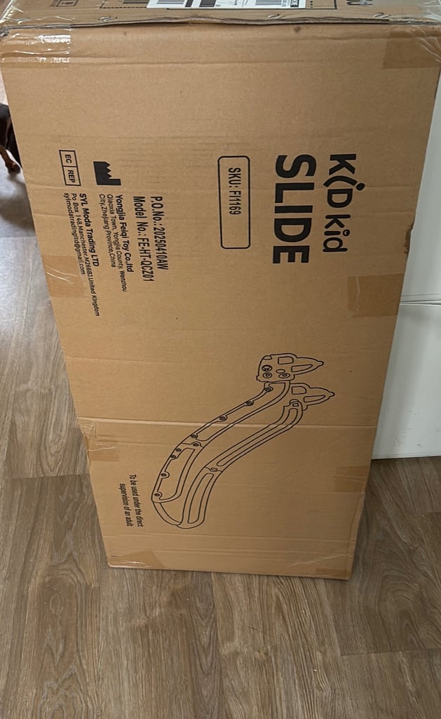 image for Brand New FUKEA Sofa Slide Indoor Kids Slide – Blue Car Design – Age 1-3