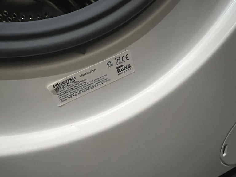 Hisense WDQA8014EVJM 8 kg/5 kg Washer Dryer