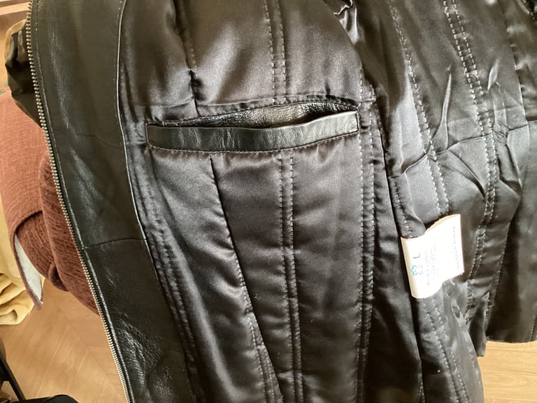 Aviatrix brown leather jacket