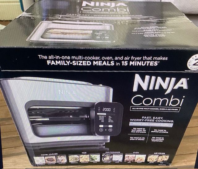 Ninja Combi 12-in-1 Multi Cooker Oven & Air Fryer Stainless Steel Warranty Xmas Brand New 