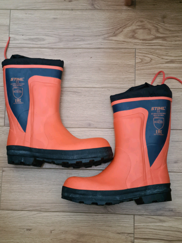 STIHL RUBBER CHAINSAW BOOTS (NEW) | in Sheffield, South Yorkshire | Gumtree