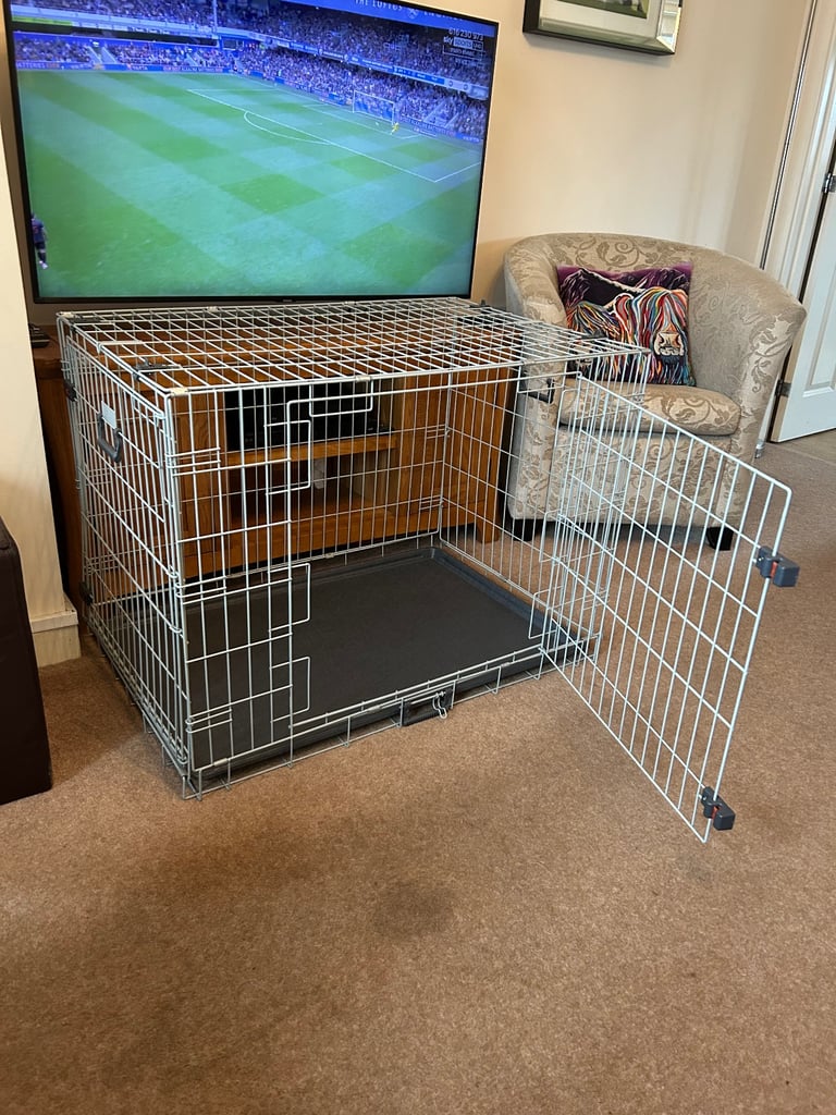 SOLD Large Double Door Dog Crate