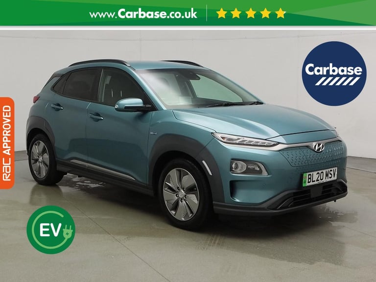 2020 Hyundai KONA 64kWh Premium SE SUV 5dr Electric Auto (7kW Charger) (204 ps) SUV ELECTRIC Auto...