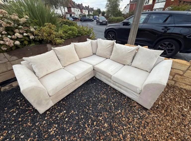 Beige Corner Sofa- See description 